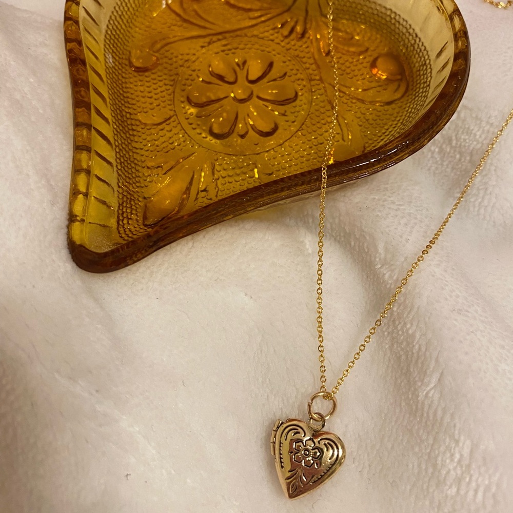 Handmade Heart Locket Necklace
